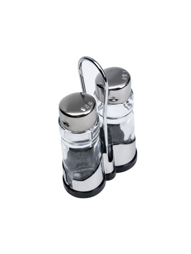 Cuisine Art 2-Piece Soda Lime Glass Salt Pepper Set, 40ml - Image 3
